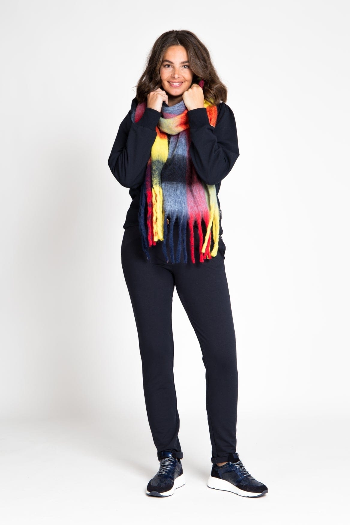 Je m'appelle Accessoires Multicolor/Blauw / One Size Sjaal Elle | Multicolor/Blauw