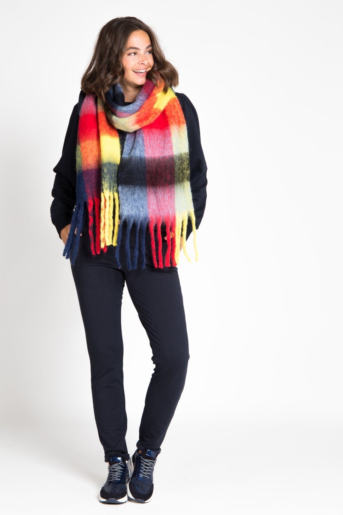 Je m'appelle Accessoires Multicolor/Blauw / One Size Sjaal Elle | Multicolor/Blauw