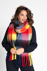 Je m'appelle Accessoires Multicolor/Blauw / One Size Sjaal Elle | Multicolor/Blauw