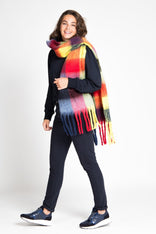 Je m'appelle Accessoires Multicolor/Blauw / One Size Sjaal Elle | Multicolor/Blauw