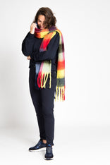 Je m'appelle Accessoires Multicolor/Blauw / One Size Sjaal Elle | Multicolor/Blauw