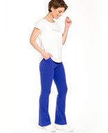 Je m'appelle Broeken Sweat Pant Flare | Royal Blue