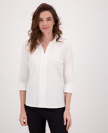 Je m'appelle Tops Top Collar Travel | Wit