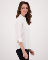 Je m'appelle Tops Top Collar Travel | Wit