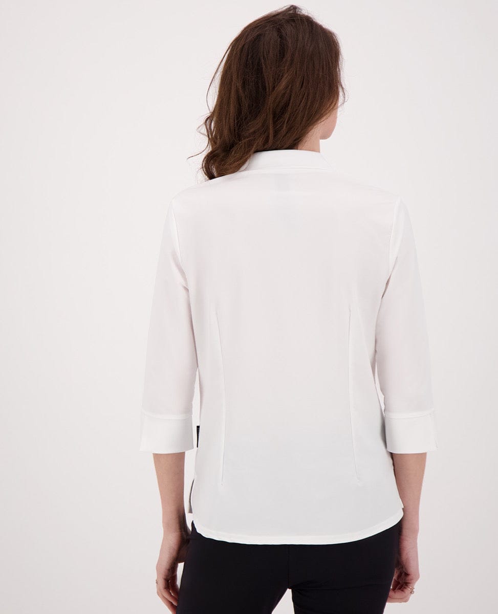 Je m'appelle Tops Top Collar Travel | Wit