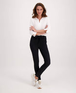 Je m'appelle Tops Top Collar Travel | Wit