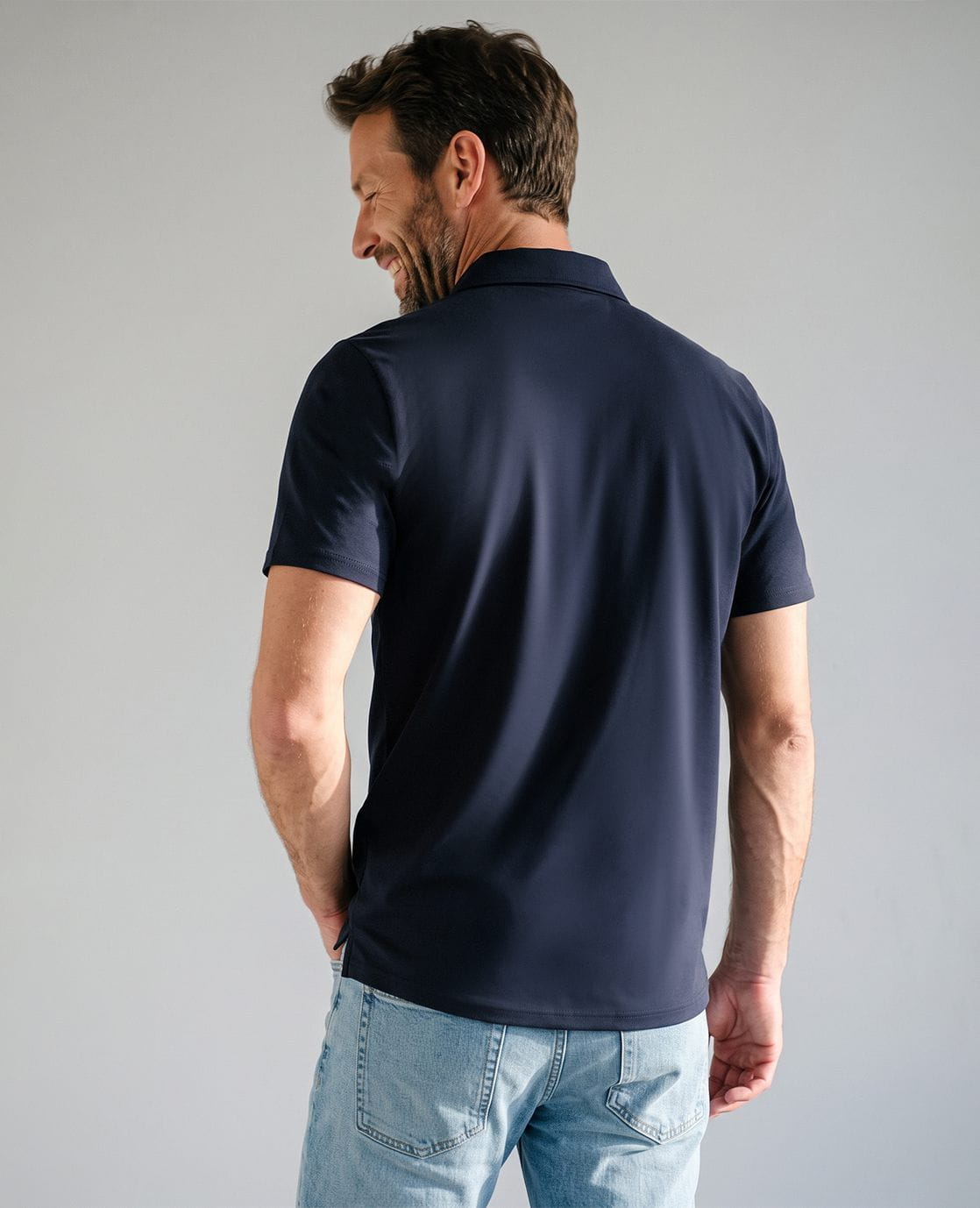 Je m'appelle Tops Polo Homme Travel | Donkerblauw