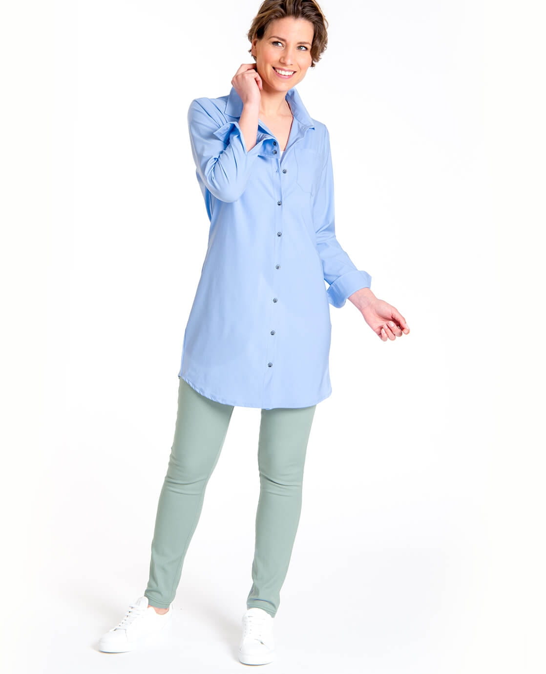 Je m'appelle Broeken Denim Jegging | Spring Green
