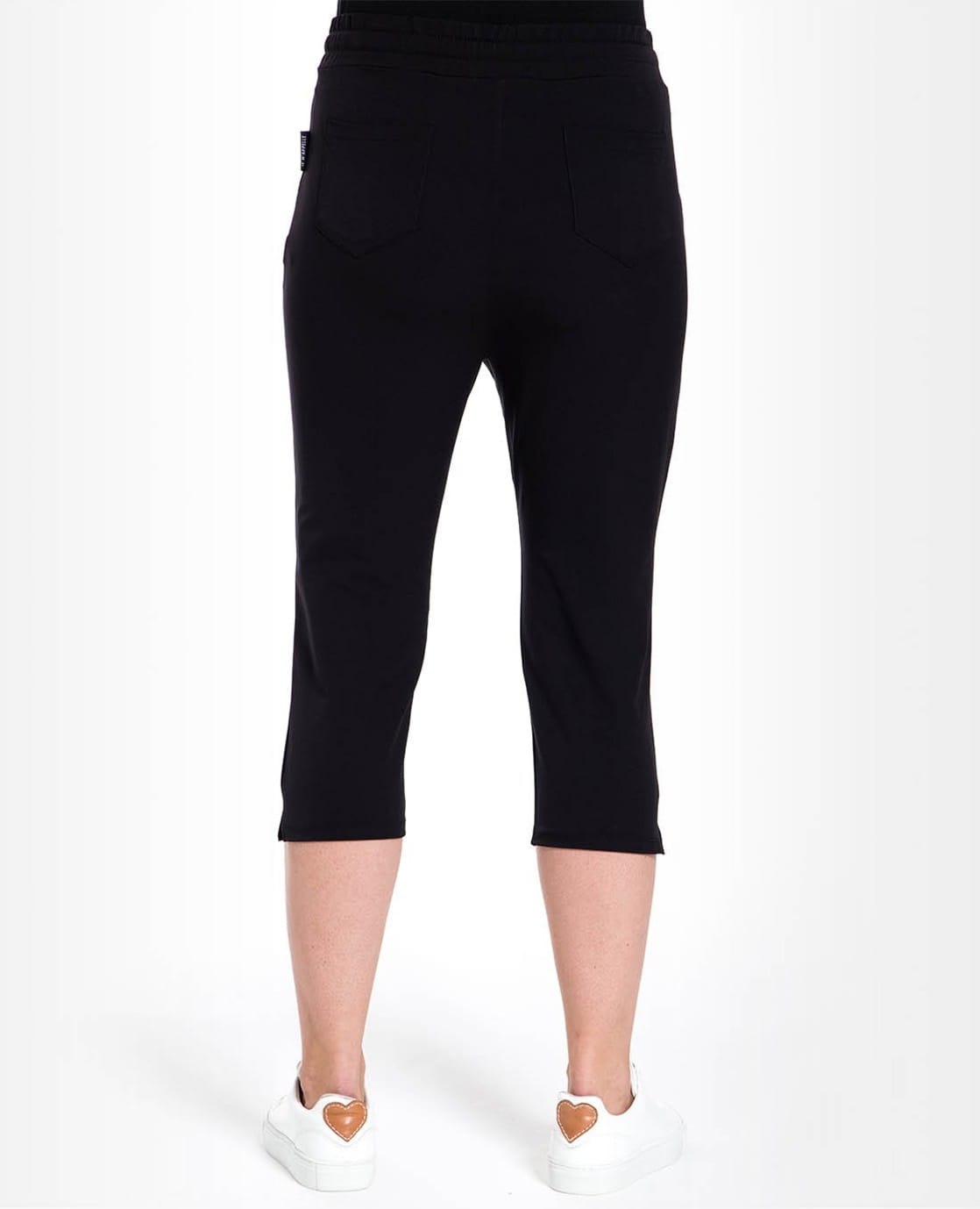 Je m'appelle Broeken Capri Travel | Zwart