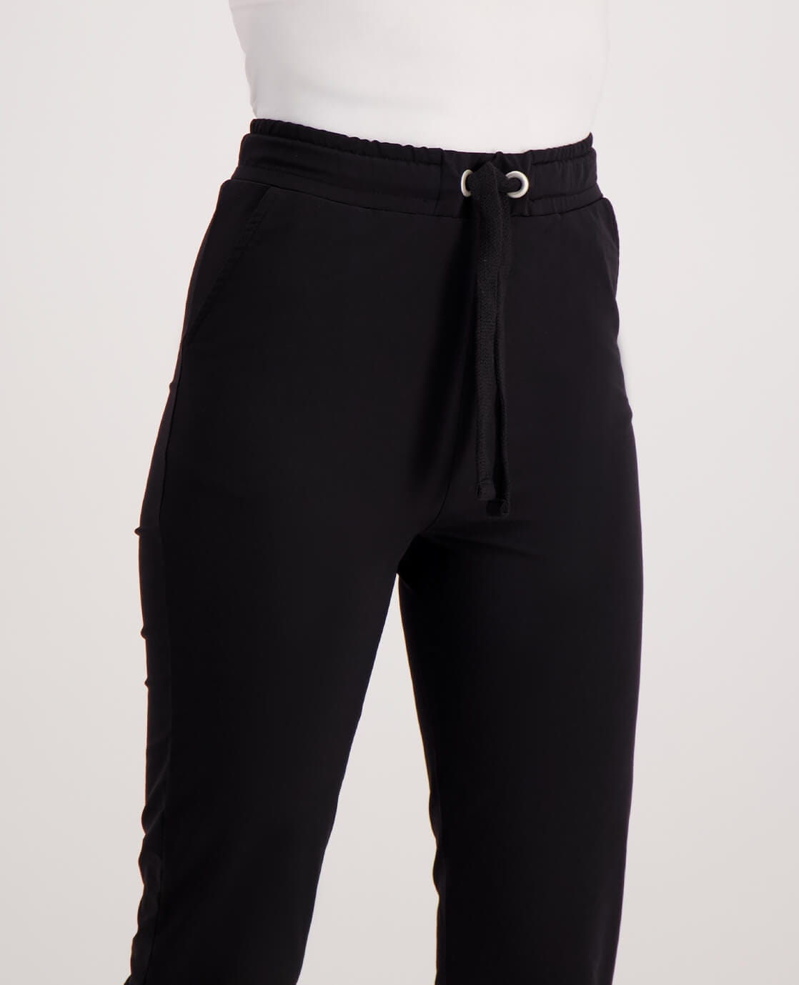Je m'appelle Broeken Capri Travel | Zwart
