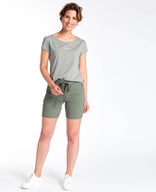 Je m'appelle Broeken Crinc Short Comfortable | Classic Green