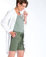 Je m'appelle Broeken Crinc Short Comfortable | Classic Green