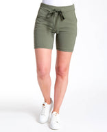 Je m'appelle Broeken Crinc Short Comfortable | Classic Green