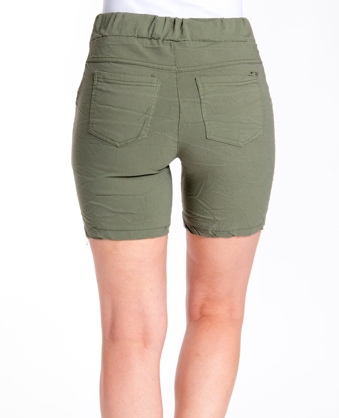 Je m'appelle Broeken Crinc Short Comfortable | Classic Green