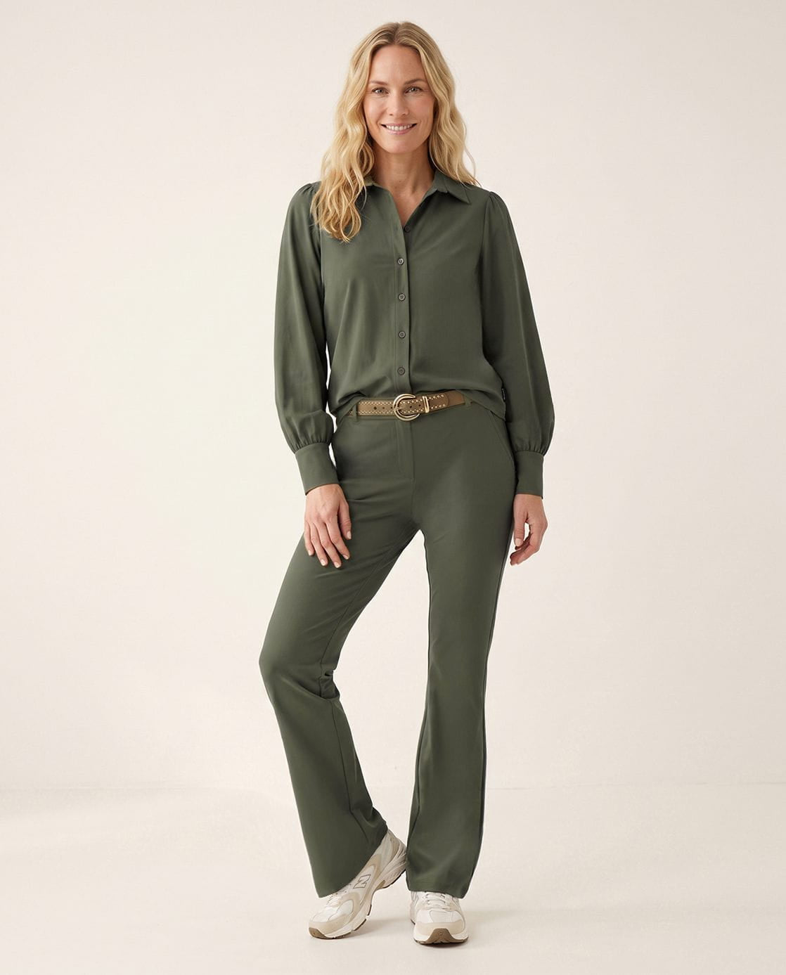 Je m'appelle Broeken Deep Olive / XS / (30'') Pant Isa Travel +++ | Deep Olive