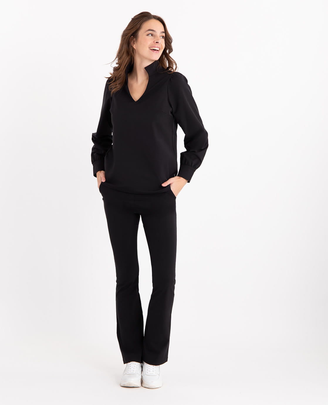 Je m'appelle Broeken Pant Isa Travel +++ | Zwart