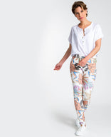 Je m'appelle Broeken Multicolor / XS / (30'') CrincPant Floral | Multicolor