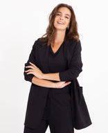 Je m'appelle Jassen Blazer Straight Travel | Zwart