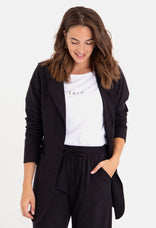Je m'appelle Jassen Blazer Straight Travel | Zwart