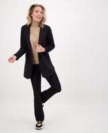 Je m'appelle Jassen Blazer Straight Travel | Zwart