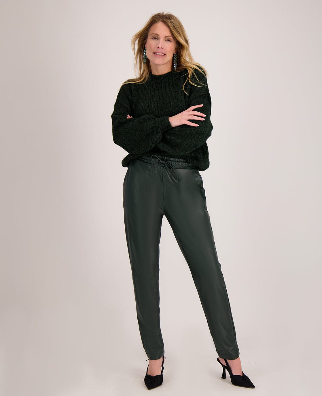 Je m'appelle Broeken Mulberry Green / XS / Regular Pantalon Milou | Mulberry Green