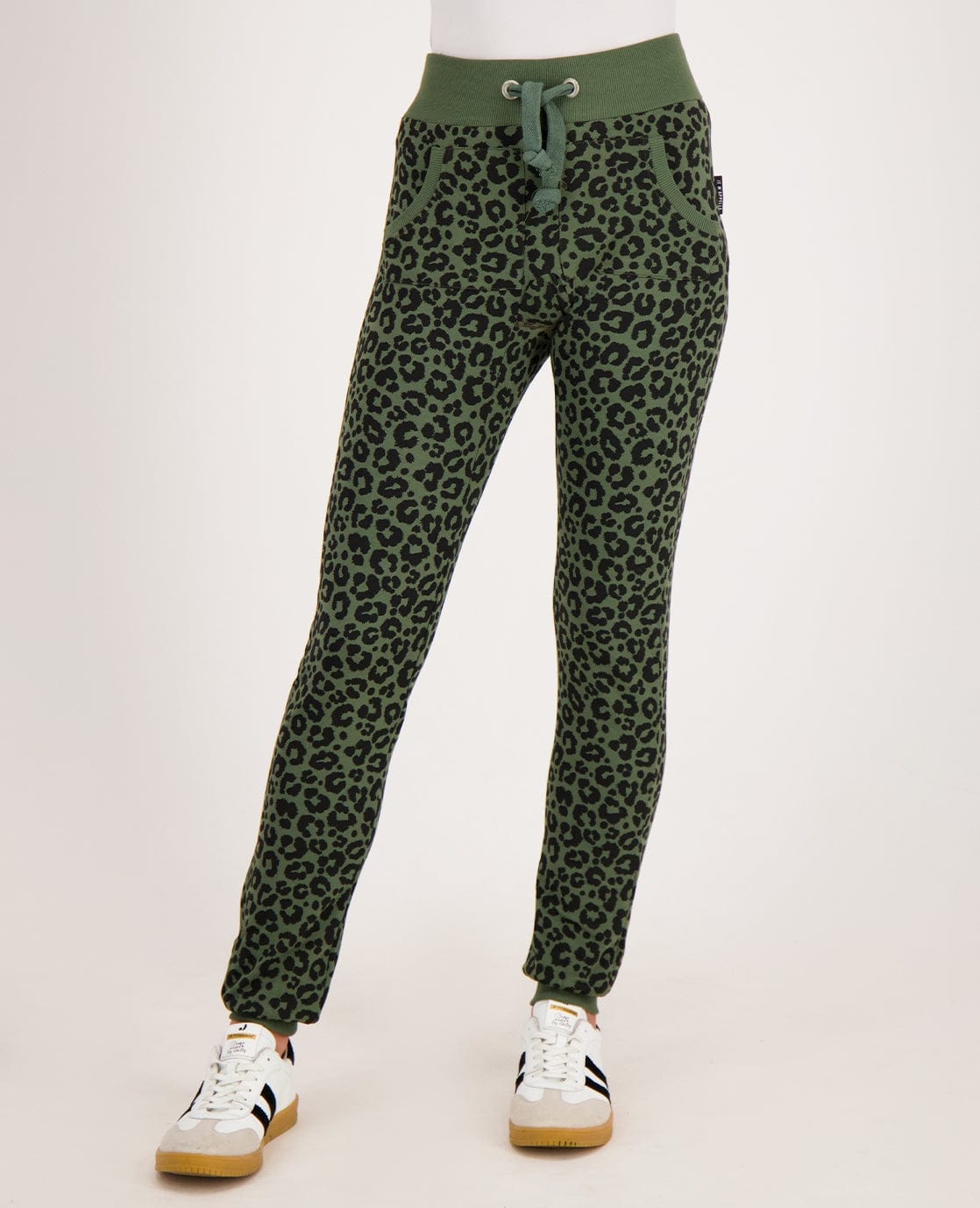 Je m'appelle Broeken Jogger Panthère | Thyme Green