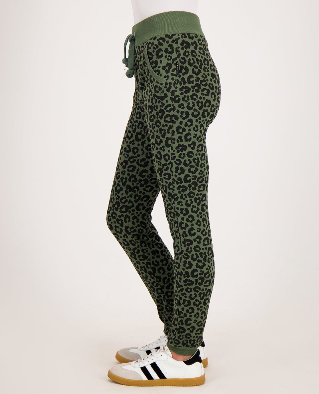 Je m'appelle Broeken Jogger Panthère | Thyme Green