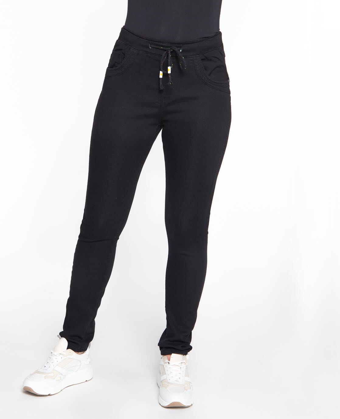 Je m'appelle Broeken Jogg Denim | Zwart