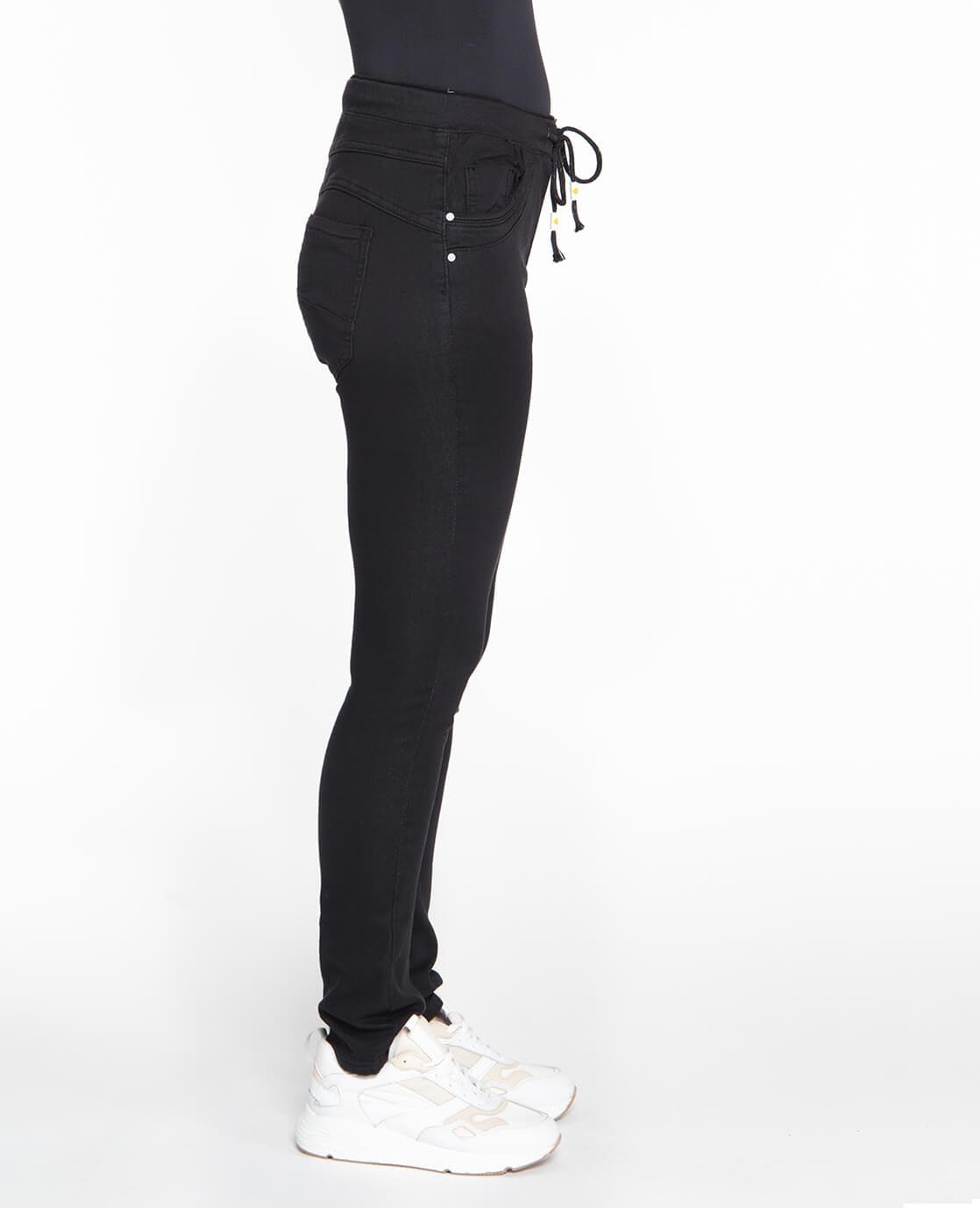 Je m'appelle Broeken Jogg Denim | Zwart