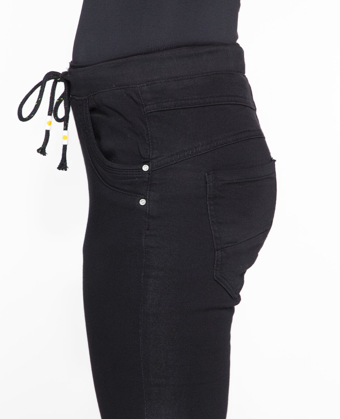 Je m'appelle Broeken Jogg Denim | Zwart