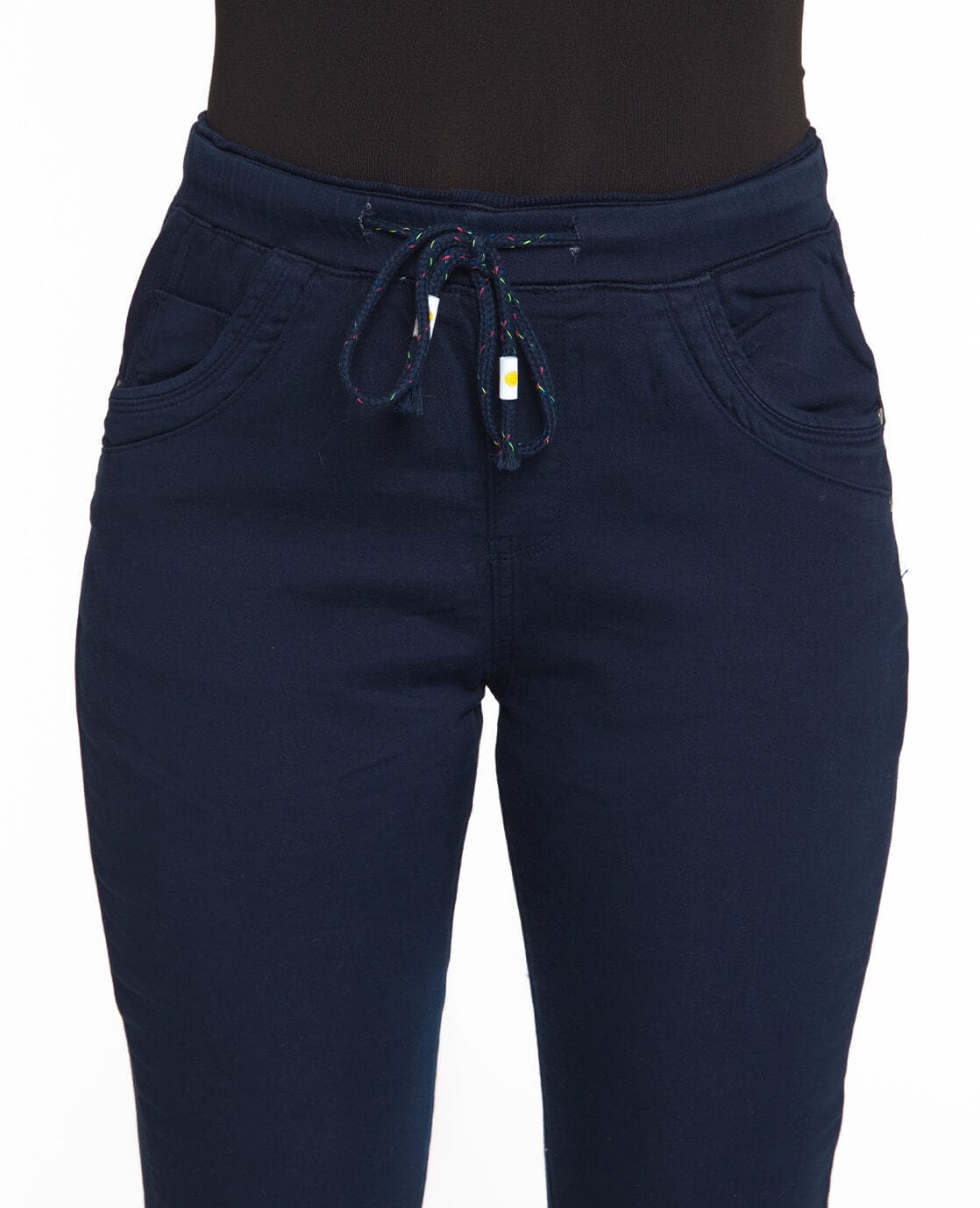 Je m'appelle Broeken Jogg Denim | Donkerblauw