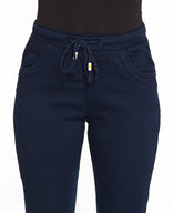Je m'appelle Broeken Jogg Denim | Donkerblauw