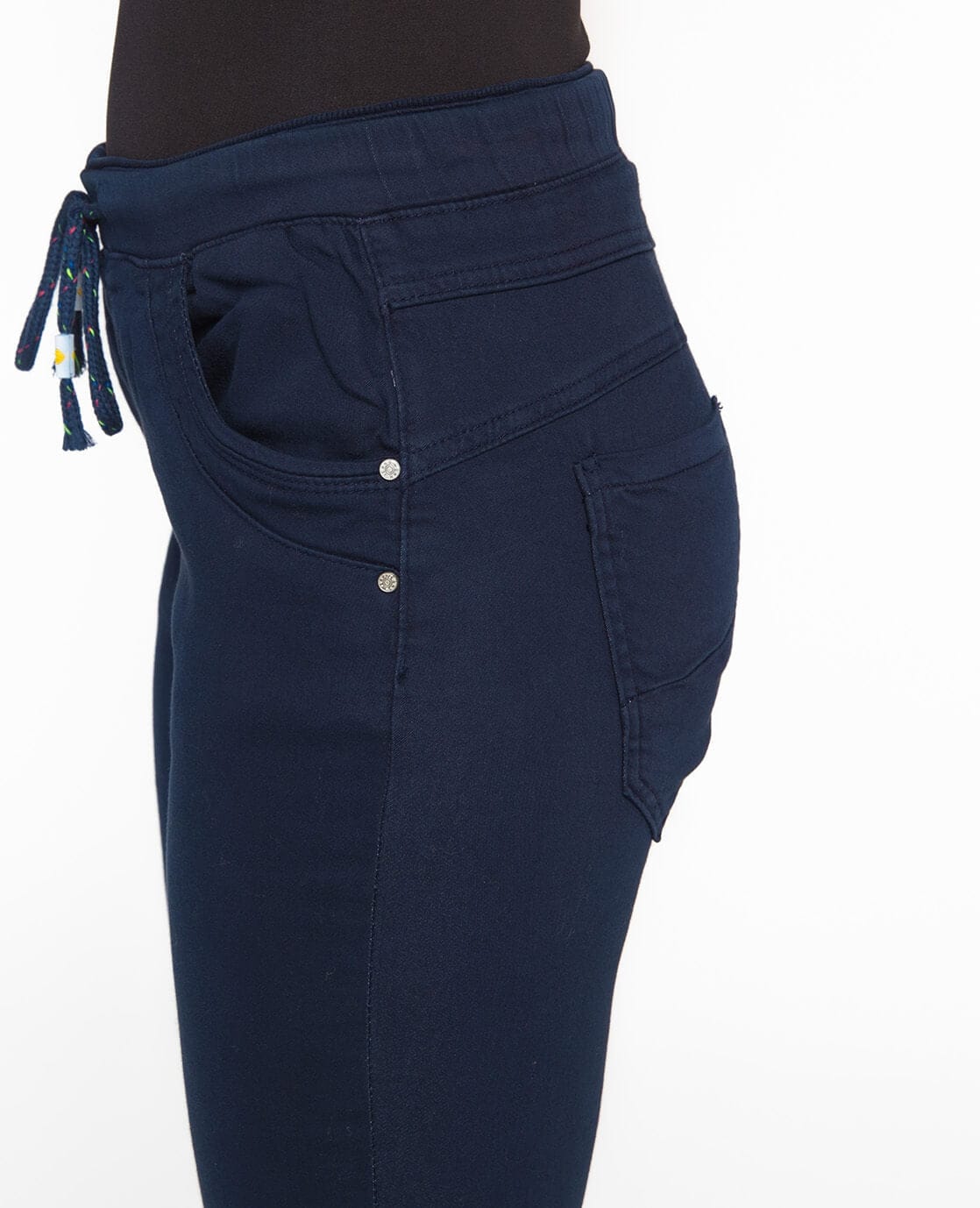 Je m'appelle Broeken Jogg Denim | Donkerblauw