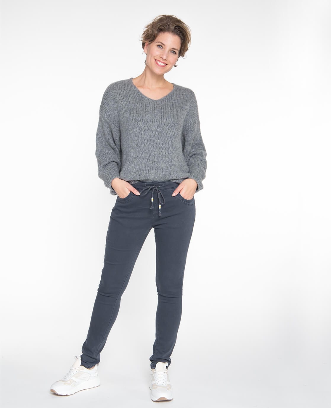 Je m'appelle Broeken Jogg Denim | Antracite