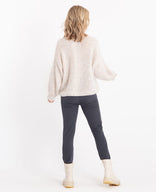 Je m'appelle Tops Pull | Wool White