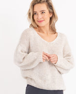 Je m'appelle Tops Pull | Wool White