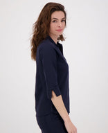 Je m'appelle Tops Top Collar Travel | Donkerblauw