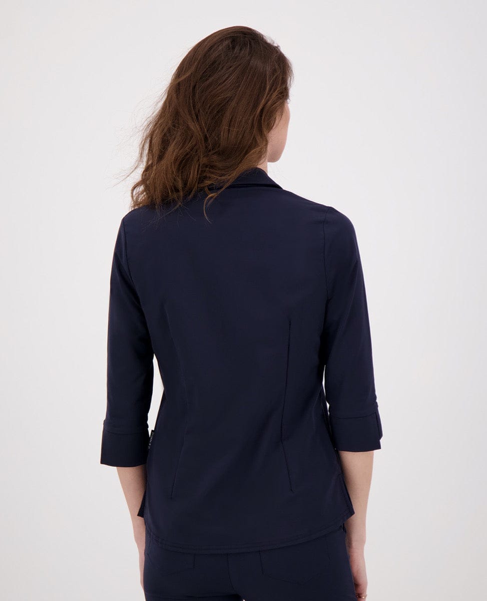 Je m'appelle Tops Top Collar Travel | Donkerblauw