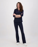 Je m'appelle Tops Top Collar Travel | Donkerblauw