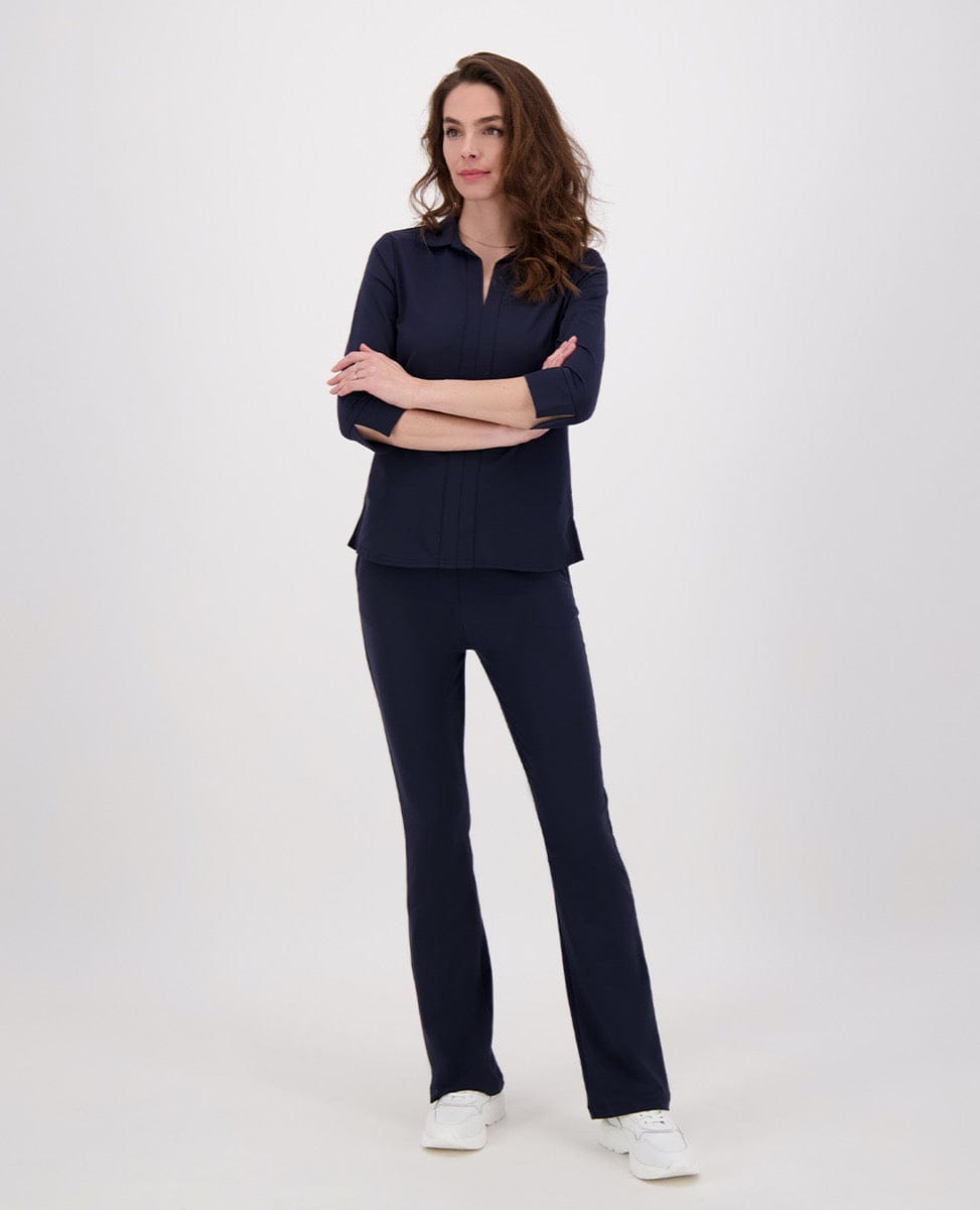 Je m'appelle Tops Top Collar Travel | Donkerblauw