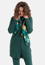 Je m'appelle Jurken Tunique Travel | Bottle Green