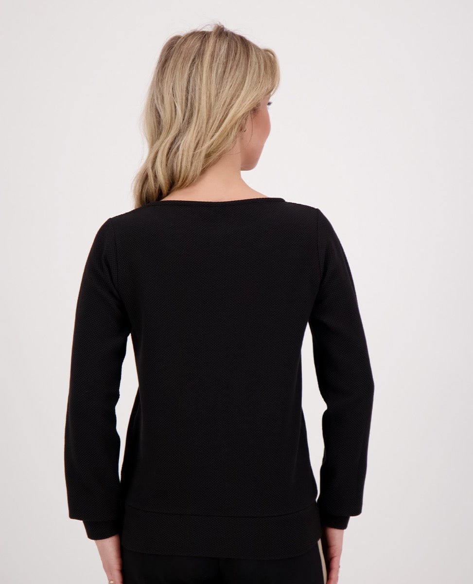 Je m'appelle Tops Pull Macy | Zwart