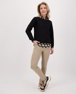 Je m'appelle Tops Pull Macy | Zwart