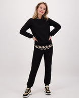 Je m'appelle Tops Pull Macy | Zwart