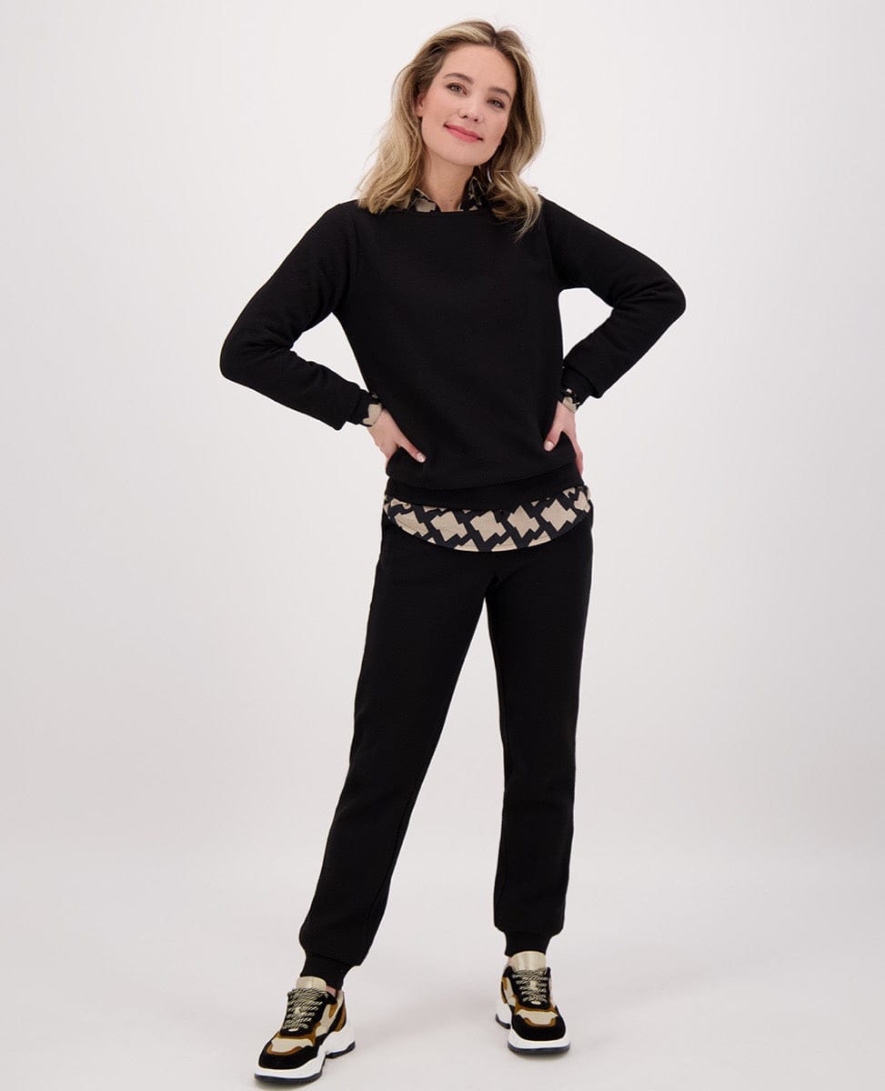 Je m'appelle Tops Pull Macy | Zwart