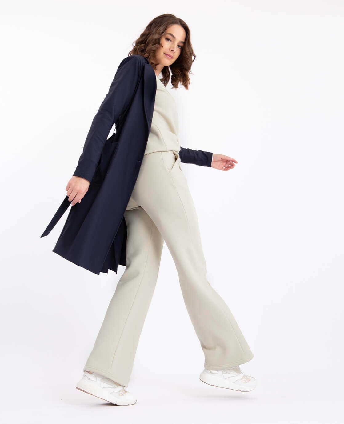 Je m'appelle Broeken Sweat Pant Organic | Greige
