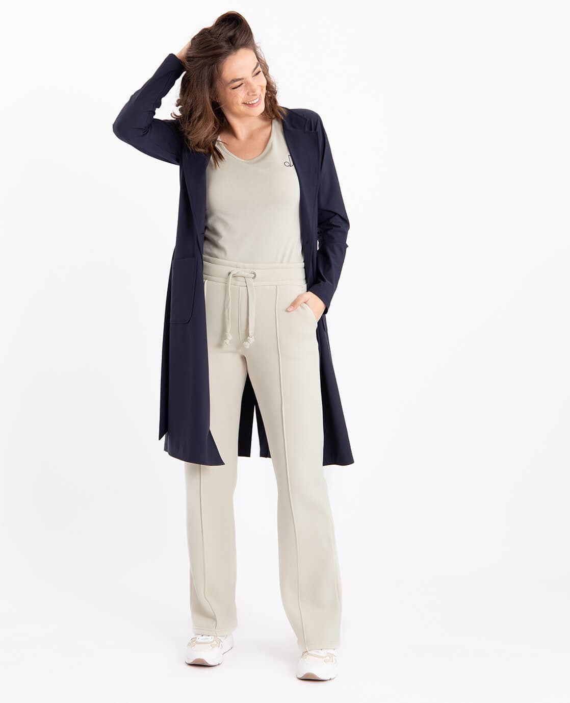 Je m'appelle Broeken Sweat Pant Organic | Greige