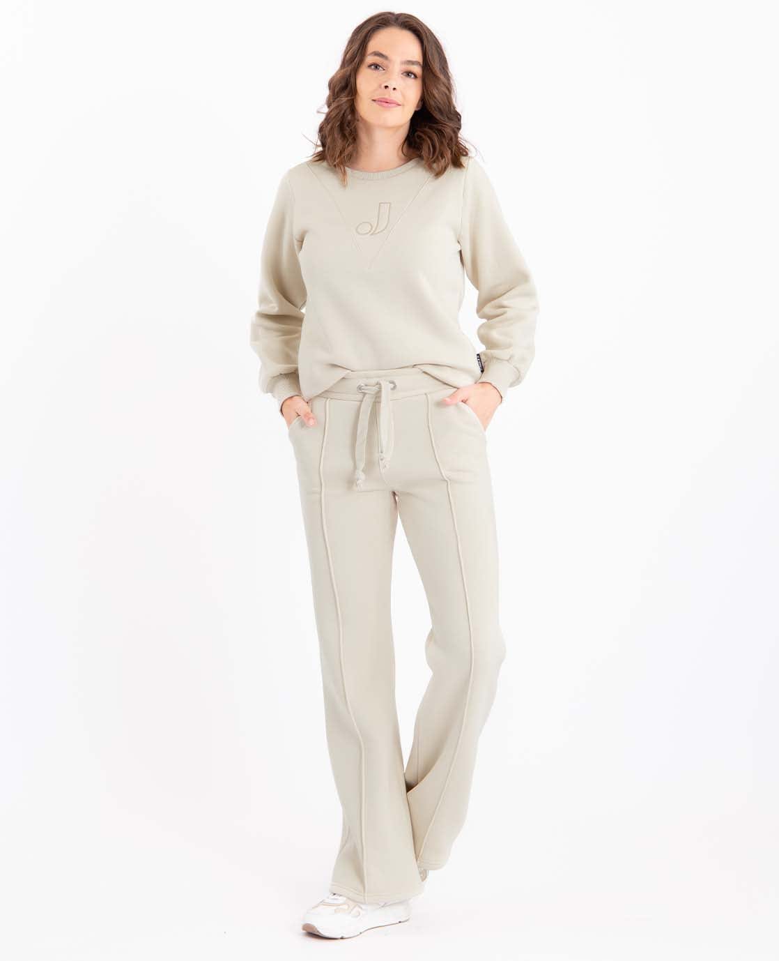 Je m'appelle Broeken Greige / XS / Regular Sweat Pant Organic | Greige
