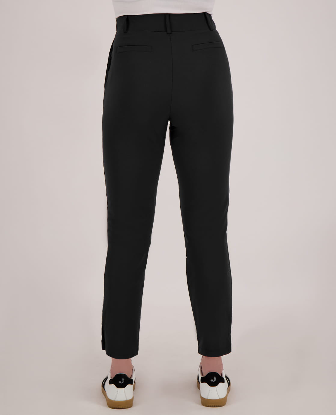 Je m'appelle Broeken Pant Chino 7/8 Travel | Zwart