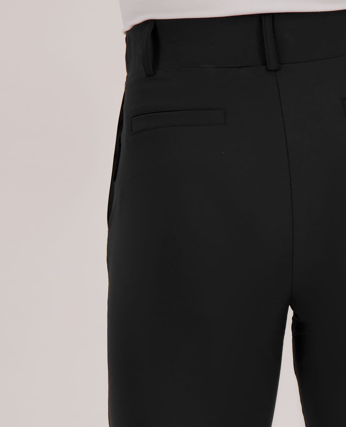 Je m'appelle Broeken Pant Chino 7/8 Travel | Zwart